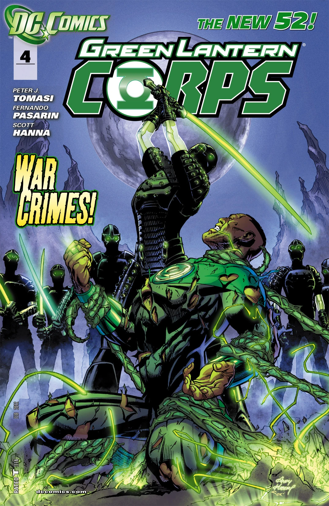 Green Lantern Corps #4 (DC, 2011 — Cover A) cover